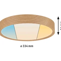 LED-kattovalaisin Paulmann Tega, IP44, 1200lm, 22.5W, säädettävä värilämpötila, eri värejä