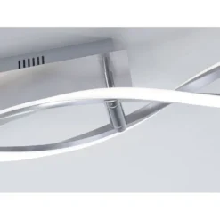 LED-kattovalaisin Paul Neuhaus Polina, 2x10,2W, 230V, IP20, teräs
