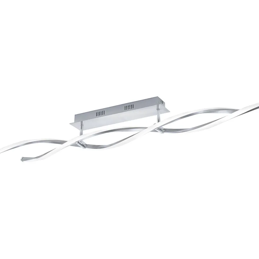 LED-kattovalaisin Paul Neuhaus Polina, 2x10,2W, 230V, IP20, teräs
