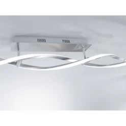 LED-kattovalaisin Paul Neuhaus Polina, 2x10,2W, 230V, IP20, teräs