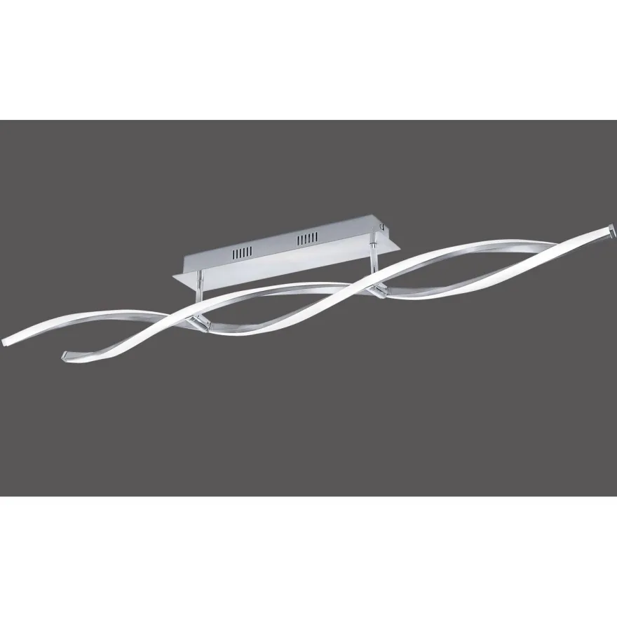 LED-kattovalaisin Paul Neuhaus Polina, 2x10,2W, 230V, IP20, teräs