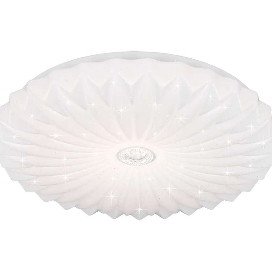 LED-kattovalaisin Trio Ataris, 38cm, valkoinen