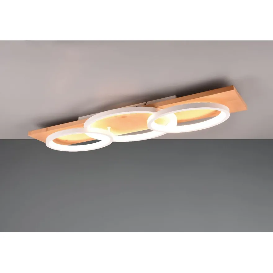 LED-kattovalaisin Trio Barca, 3-os, eri värejä