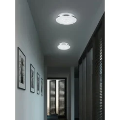 LED-kattovalaisin Trio Osaka, Ø 420x70 mm, kromi
