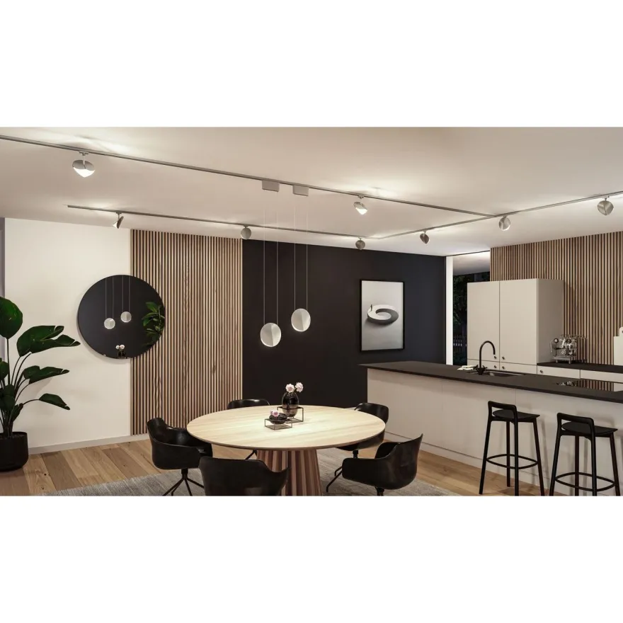 LED-kiskospotti Paulmann URail Alejandro 800lm 10W 3-Step-Dim himmennettävä, eri vaihtoehtoja