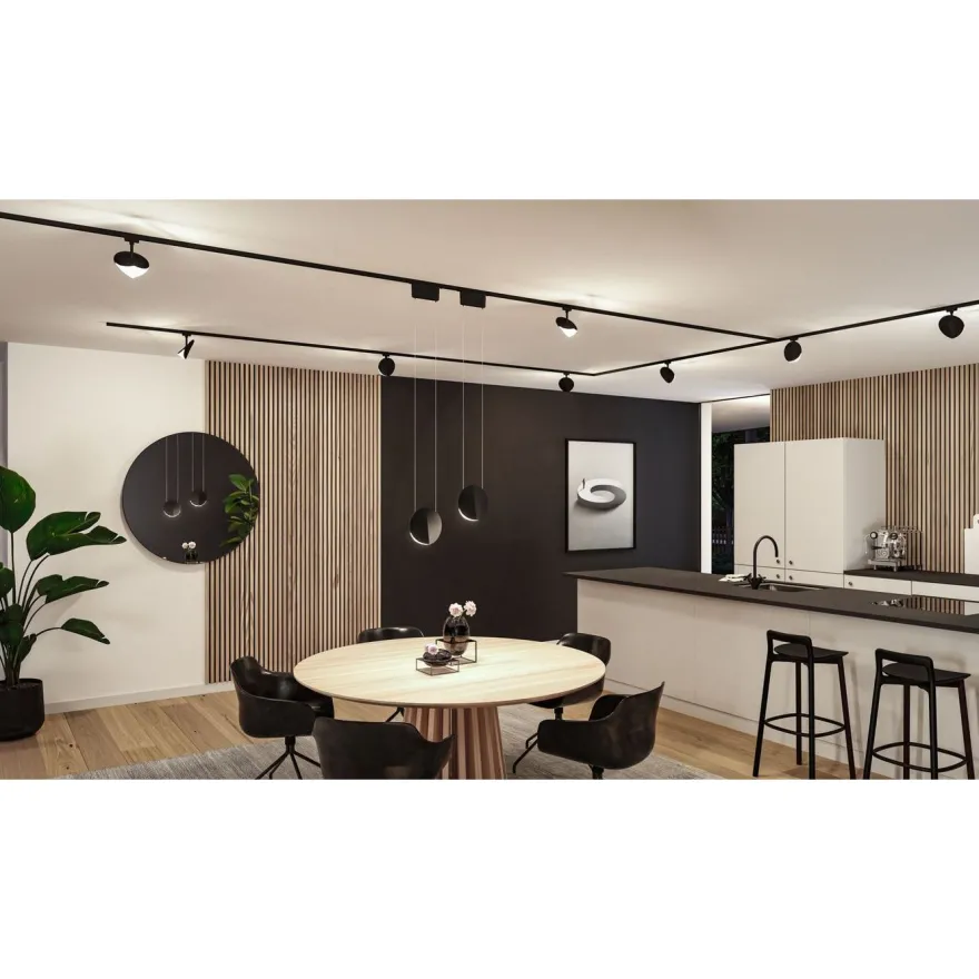 LED-kiskospotti Paulmann URail Alejandro 800lm 10W 3-Step-Dim himmennettävä, eri vaihtoehtoja