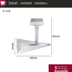 LED-kiskospotti Paulmann URail Alejandro 800lm 10W 3-Step-Dim himmennettävä, eri vaihtoehtoja