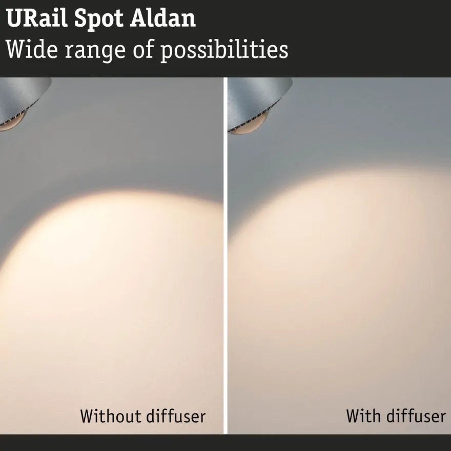 LED-kiskospotti Paulmann URail Smart Home Zigbee 3.0 Aldan 500lm 8W