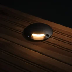LED-laiturivalaisin FTLIGHT Marina I, 1.5W, 24V, IP67, musta alumiini, eri vaihtoehtoja