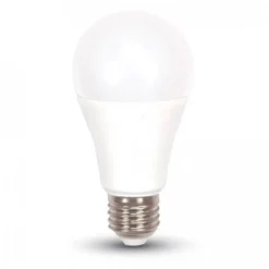 LED-lamppu himmennettävä A60 V-TAC VT-2011, 9W, 230V, 3000K, 806lm, IP20, Ø 60mm