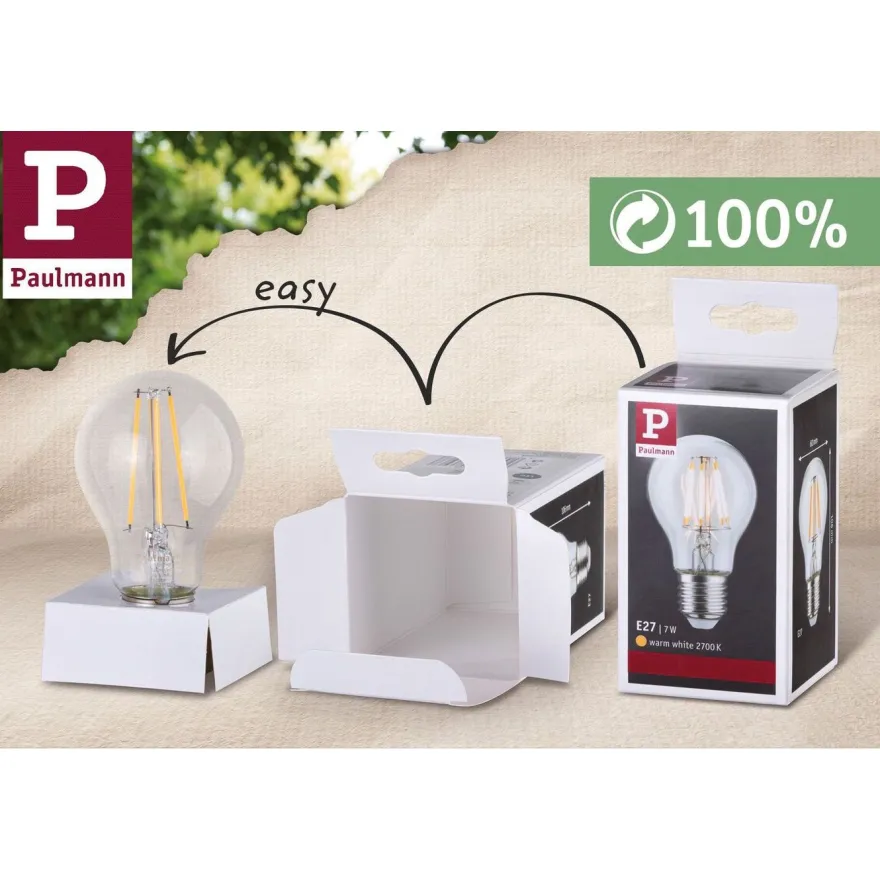 LED-lamppu Paulmann Floating Shine Standard 230V Globe E27 4W 1800K himmennettävä