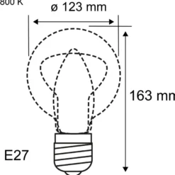 LED-lamppu Paulmann Floating Shine Standard 230V Globe E27 4W 1800K himmennettävä