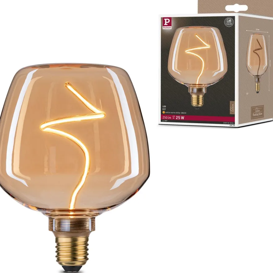 LED-lamppu Paulmann Floating Shine Standard 230V Globe E27 4W 1800K himmennettävä