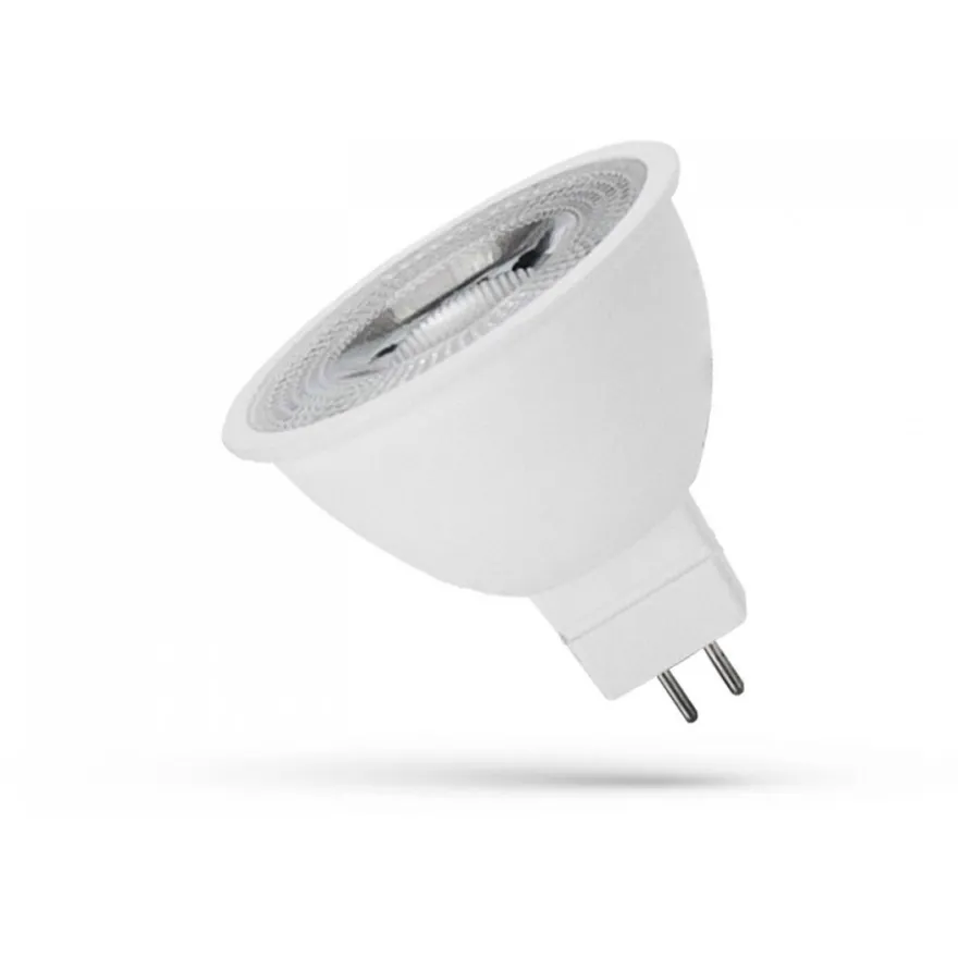 LED-lamppu Spectrum GU5.3 MR16 6W 12V SMD 55° linssillä, eri värilämpötiloja