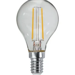 LED-lamppu Star Trading Clear Filament 351-34, Ø45x80mm, E14, P45, 2.5W, 2700K, 250lm