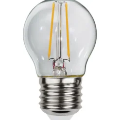 LED-lamppu Star Trading Clear Filament 351-35, Ø45x78mm, E27, G45, 2.5W, 2700K, 250lm