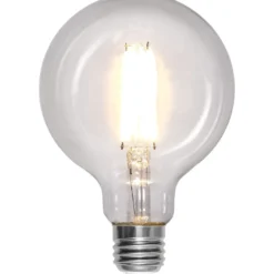 LED-lamppu Star Trading Clear White Filament 352-83, Ø95x140, E27, G95, 7W, 2700K, 806lm
