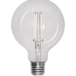 LED-lamppu Star Trading Clear White Filament 352-83, Ø95x140, E27, G95, 7W, 2700K, 806lm