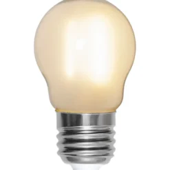 LED-lamppu Star Trading Frosted Filament 339-05, Ø45x78, E27, G45, 1.4W, 2700K, 150lm, 2kpl