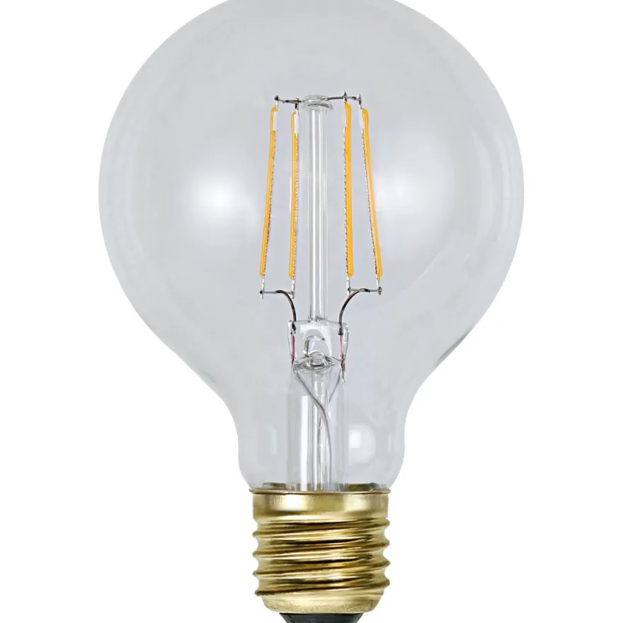 LED-lamppu Star Trading Soft Glow 352-50-1, Ø80x135mm, E27, kirkas, 1.6W, 2100K, 140lm