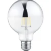 LED-lamppu Trio E27, filament, pääpeili, G95, 7W, 680lm, 2700K