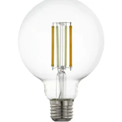 LED-Älylamppu Eglo connect.z, filamentti, E27, G95, 806lm, 6W, 2265K, kirkas