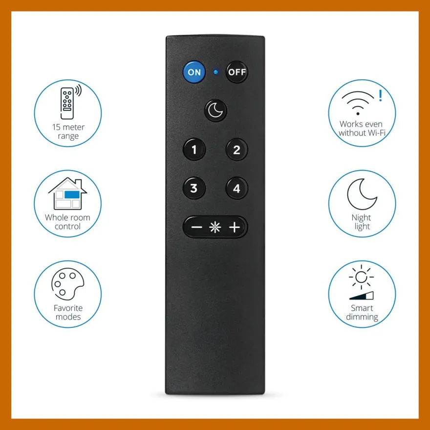 LED-älylamppu Wiz A60 Full Color, Wi-Fi, 60W, E27, RGB, 2kpl + kaukosäädin