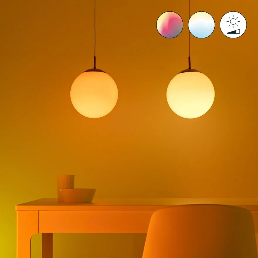 LED-älylamppu Wiz A60 Full Color, Wi-Fi, 60W, E27, RGB, 2kpl + kaukosäädin