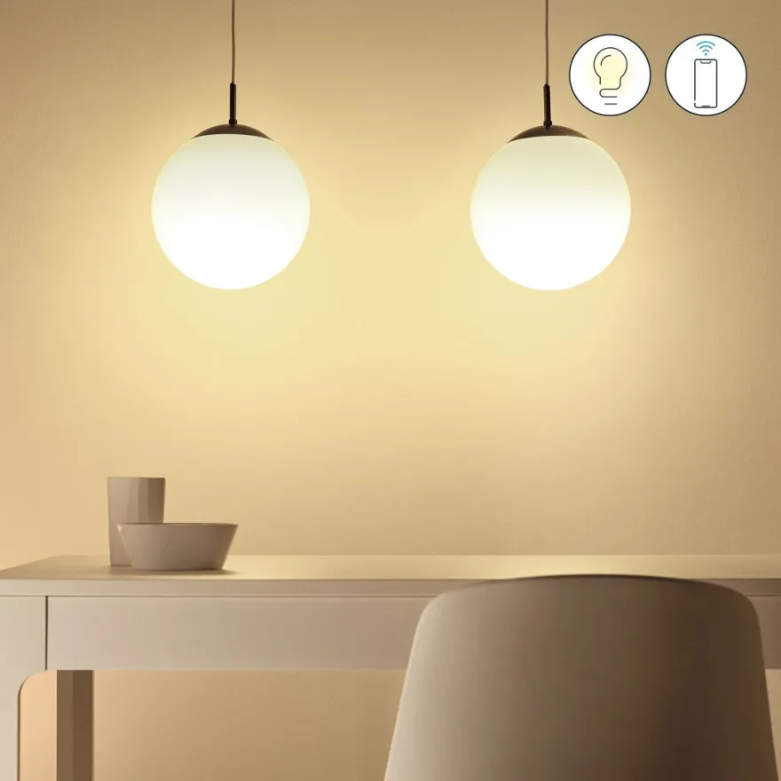 LED-älylamppu Wiz A60 Full Color, Wi-Fi, 60W, E27, RGB, 2kpl + kaukosäädin