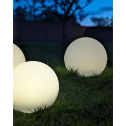 LED-maapiikkivalaisin aurinkokennolla House Nordic Lifton, ø25cm, valkoinen