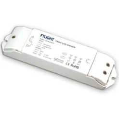 LED-muuntaja FTLIGHT 24V, 36W, IP20, himmennettävä TRIAC/push dimm