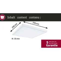 LED-paneeli Paulmann Atria Shine, kulmikas, IP44, 3000-6500K, eri kokoja