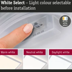 LED-paneeli Paulmann Atria Shine, kulmikas, IP44, 3000-6500K, eri kokoja