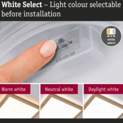 LED-paneeli Paulmann Atria Shine, kulmikas, IP44, 3000-6500K, eri kokoja