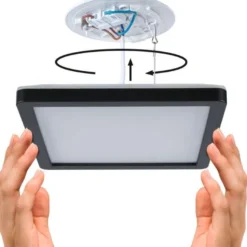 LED-paneeli Paulmann Atria Shine, kulmikas, IP44, 3000-6500K, eri kokoja