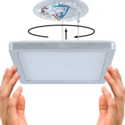 LED-paneeli Paulmann Atria Shine, kulmikas, IP44, 3000-6500K, eri kokoja