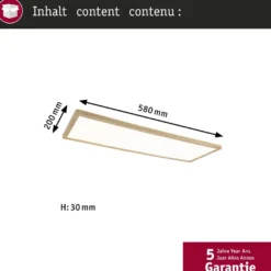 LED-paneeli Paulmann Atria Shine, kulmikas, IP44, 3000-6500K, eri kokoja