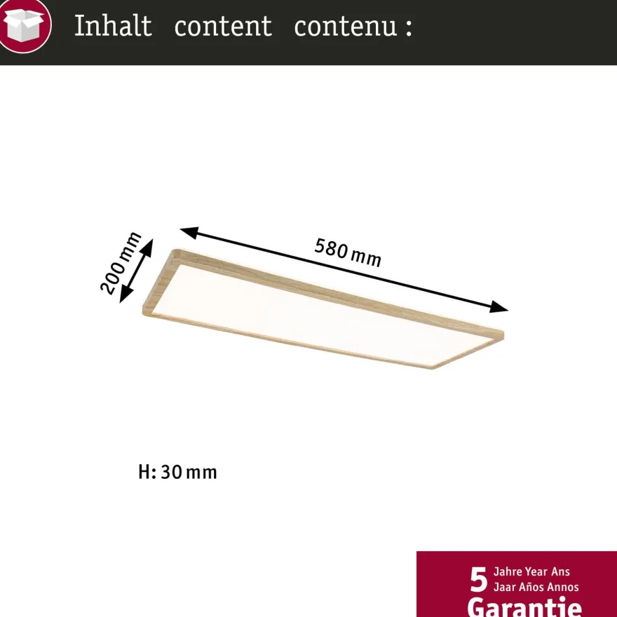 LED-paneeli Paulmann Atria Shine, kulmikas, IP44, 3000-6500K, eri kokoja