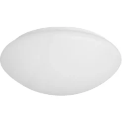 LED-plafondi Airam Bruno, 35W/830, Ø480x130mm, himmennettävä, IP44, valkoinen/opaali