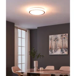 LED-Plafondi Eglo Capasso, valkoinen/musta, eri kokoja