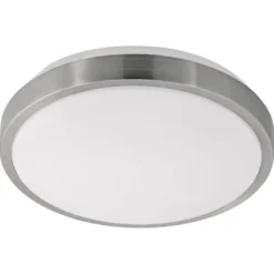 LED-plafondi Eglo Competa 1, Ø245mm, valkoinen, teräs 96032