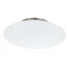 LED-plafondi Eglo Crosslink Frattina-C, 27W, Ø435x130mm, IP20, harjattu teräs/valkoinen