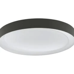 LED-Plafondi Eglo Laurito, Ø49cm, harmaa