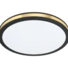 LED-plafondi Eglo Pescaito Ø280mm, musta