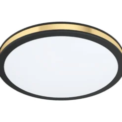 LED-plafondi Eglo Pescaito Ø280mm, musta