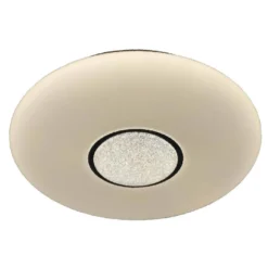 LED-plafondi FocusLight Moon, Ø34cm, 18W, valkoinen