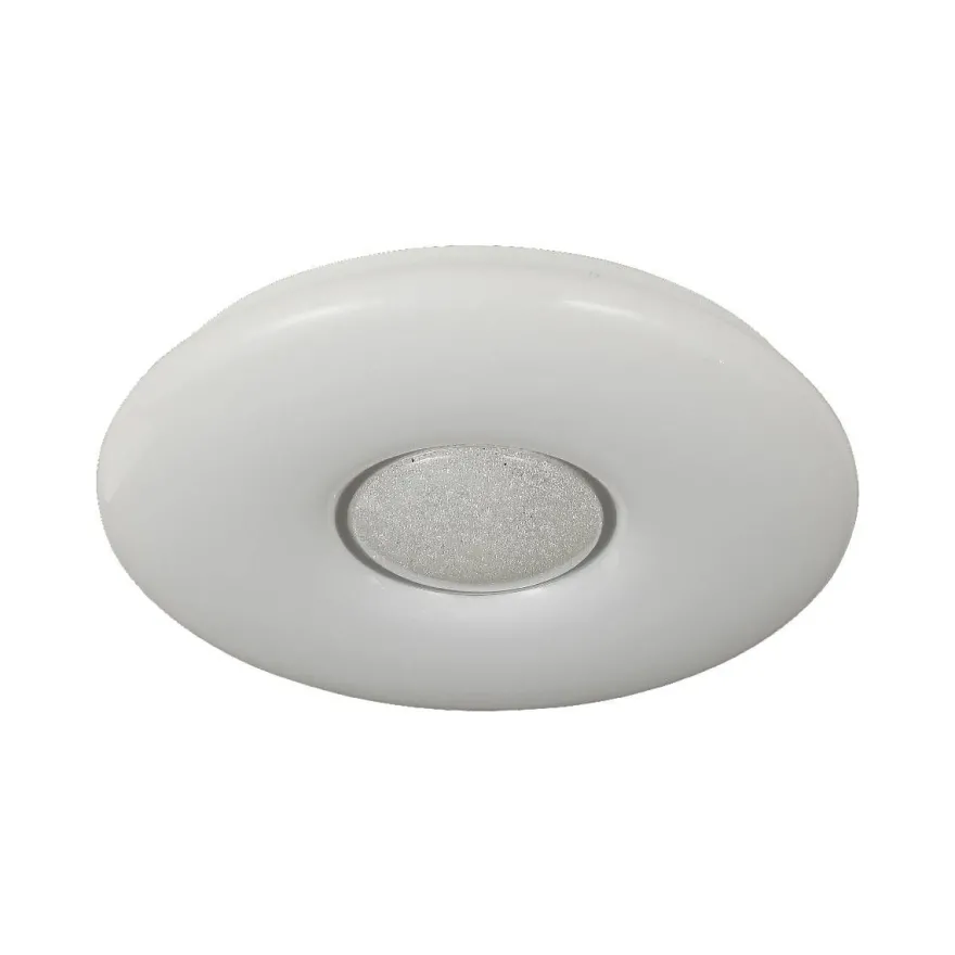 LED-plafondi FocusLight Moon, Ø34cm, 18W, valkoinen
