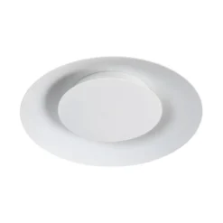 LED-plafondi Lucide Foskal, Ø34.5cm, 12W, valkoinen
