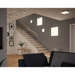 LED-Plafondi Paulmann Velora, 300x300mm, mattavalkoinen