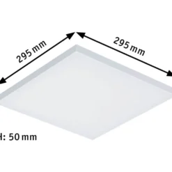 LED-Plafondi Paulmann Velora, 300x300mm, mattavalkoinen